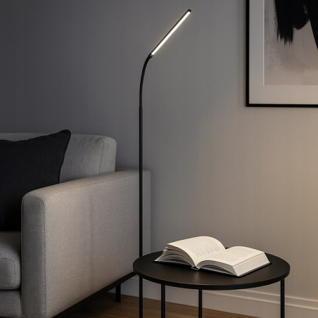 Lampa de podea Meso, inaltime 170 cm, 8W, 300 lm, lumina reglabila 3 CCT, IP20, 5V 2A USB-A