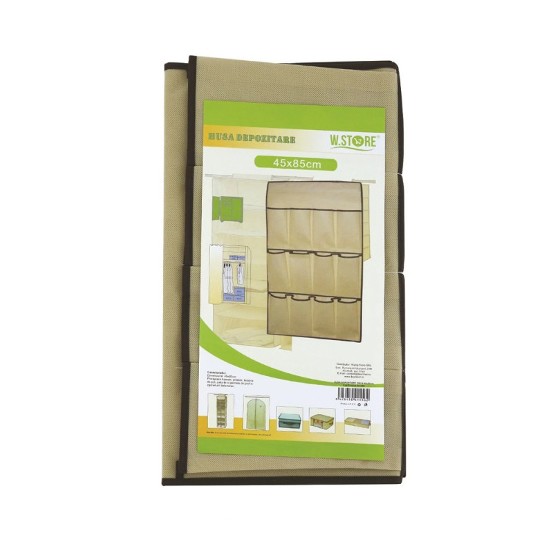 Glowmania.ro Organizator cu buzunare pentru depozitare, polipropilena, 45 x 85 cm