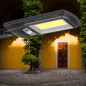 Lampa solara LED stradala, telecomanda IR, IP44, 6500K, 300lm, 10W, 100 surse lumina Lampa solara LED stradala, telecomanda IR, IP44, 6500K, 300lm, 10W, 100 surse lumina