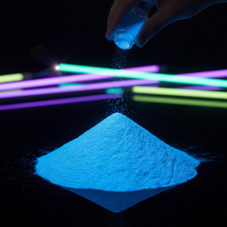 Pigment fosforescent albastru