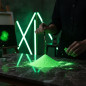 Pigment fosforescent verde baza de apa