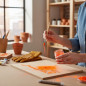 Pigment fosforescent orange care lumineaza orange Pigment fosforescent orange care lumineaza orange