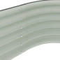 Strat inaltat gradina 160x80x45 cm, otel galvanizat rezistent la coroziune, jardiniera metalica pentru legume si flori
