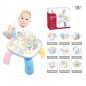 Masuta cu activitati pentru bebelusi, sunete, elemente mobile, diverse accesorii, multicolor, RESIGILAT