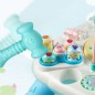 Masuta cu activitati pentru bebelusi, sunete, elemente mobile, diverse accesorii, multicolor, RESIGILAT