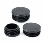 Capac pentru teava rotunda, D18 mm, polietilena, negru, pentru garduri si sere Capac pentru teava rotunda, D18 mm, polietilena, negru, pentru garduri si sere