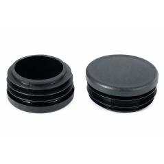 Capac protectie teava rotunda D30 mm, pentru garduri si sere, negru, PE