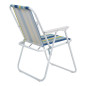 Scaun plaja pliabil, scaun camping metalic, usor, portabil, 58x52x73 cm, maxim 80 kg