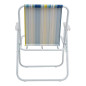Scaun plaja pliabil, scaun camping metalic, usor, portabil, 58x52x73 cm, maxim 80 kg