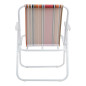 Scaun pliabil plaja si camping, metalic, usor, compact, 58x52x73 cm, maxim 80 kg