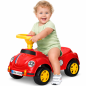 Masinuta fara pedale pentru copii 1-3 ani, 35x51x25 cm, model retro, rosie