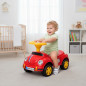 Masinuta fara pedale pentru copii 1-3 ani, 35x51x25 cm, model retro, rosie