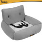 Scaun auto pentru caini, talie medie, perna moale, lavabil, 53x42x30 cm