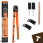 Echer reglabil 3 in 1, nivela cu bula aer, busola 0-270, rigla 500 mm, 2x8,5x62 cm Echer reglabil 3 in 1, nivela cu bula aer, busola 0-270, rigla 500 mm, 2x8,5x62 cm