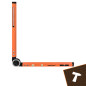 Echer reglabil 3 in 1, nivela cu bula aer, busola 0-270, rigla 500 mm, 2x8,5x62 cm Echer reglabil 3 in 1, nivela cu bula aer, busola 0-270, rigla 500 mm, 2x8,5x62 cm