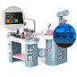 Stand coafor de jucarie, uscator si placa par electrice, oglinda, machiaj, multiple rafturi, RESIGILAT