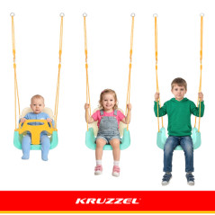 Leagan pentru copii, design 3 in 1, maxim 30 kg, varsta 6 luni+