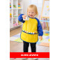 Sort de protectie copii, pentru pictura, cu maneci, marime S, 98-122 cm Sort de protectie copii, pentru pictura, cu maneci, marime S, 98-122 cm