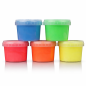 Vopsea glow in the dark fosforescenta, culori mixte, set 5