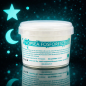 Vopsea glow in the dark fosforescenta, luminescenta, transparenta care lumineaza turcoaz