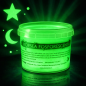 Vopsea glow in the dark fosforescenta, luminescenta, transparenta care lumineaza verde