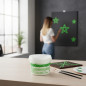 Vopsea glow in the dark fosforescenta, luminescenta, transparenta care lumineaza verde