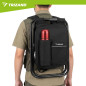 Scaun pliabil pentru pescuit, tip rucsac, model 3 in 1, geanta termica, sarcina 150 kg