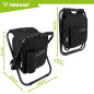 Scaun pliabil pentru pescuit, tip rucsac, model 3 in 1, geanta termica, sarcina 150 kg
