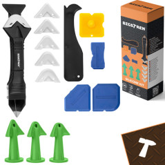 Set 14 piese pentru rosturi gresie, scule din silicon, indepartare, curatare si profilare