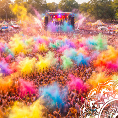 Set pudra Holi, 6 pachete de 100 grame, culori intense, party si festival
