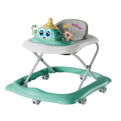 Premergator reglabil pentru bebelusi 6-15 luni, jucarii interactive, 6 roti duble, sarcina maxima 12 kg