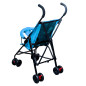 Carucior sport pliabil, 4 roti duble, sistem franare, parasolar pliabil, centura siguranta