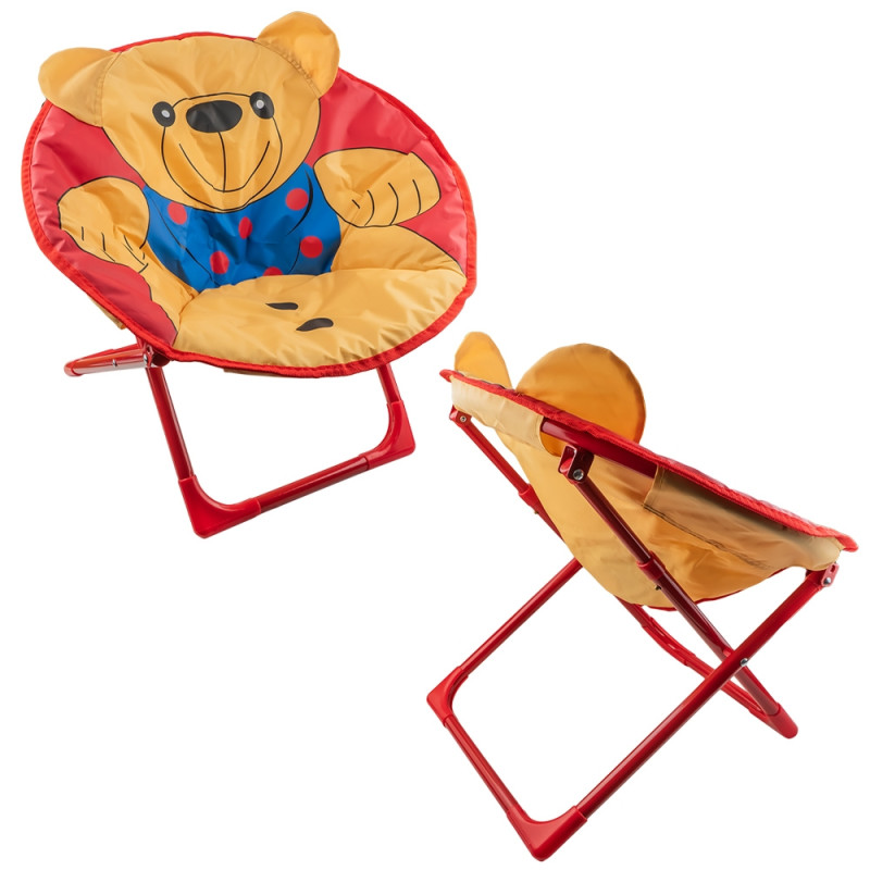 Scaun pliabil tip fotoliu, sarcina maxima 30 kg, 53x45x45 cm