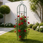 Pergola metalica gradina 197x40 cm, suport plante cataratoare, montaj usor