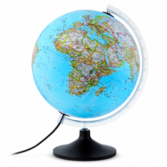 Glob geografic iluminat Carbon Clasic, 30 cm, National Geographic