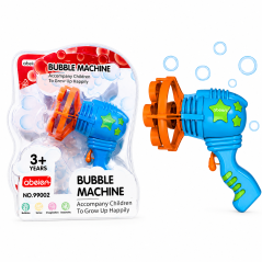Pistol baloane sapun, jucarie automata, 4 orificii, design ergonomic, varsta 3 ani+