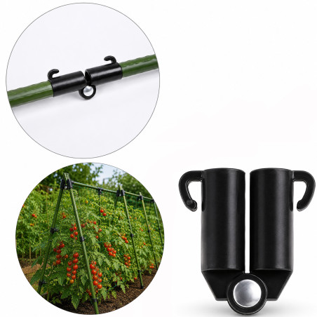 Conector tip V pentru araci de gradina cu diametrul de 11 mm, multifunctionali