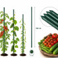 Araci sustinere plante, 150 cm diametru 11 mm verde, set 25 bucati