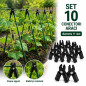Conectori araci 11 mm tip X - fixare rezistenta, Set 10 bucati Conectori araci 11 mm tip X - fixare rezistenta, Set 10 bucati
