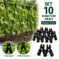 Conectori X pentru araci de gradina - diametru 16 mm, set 10 bucati