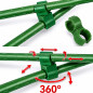 Conectori rotativi 11 mm - pentru araci, set 10 bucati Conectori rotativi 11 mm - pentru araci, set 10 bucati