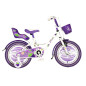 Bicicleta pentru copii, 16 inch, roti ajutatoare, scaun papusi, cos frontal, manere cauciucate, mov BLACKBERRY RESIGILAT Bicicleta pentru copii, 16 inch, roti ajutatoare, scaun papusi, cos frontal, manere cauciucate, mov BLACKBERRY RESIGILAT