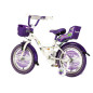 Bicicleta pentru copii, 16 inch, roti ajutatoare, scaun papusi, cos frontal, manere cauciucate, mov BLACKBERRY RESIGILAT Bicicleta pentru copii, 16 inch, roti ajutatoare, scaun papusi, cos frontal, manere cauciucate, mov BLACKBERRY RESIGILAT