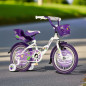 Bicicleta pentru copii, 16 inch, roti ajutatoare, scaun papusi, cos frontal, manere cauciucate, mov BLACKBERRY RESIGILAT Bicicleta pentru copii, 16 inch, roti ajutatoare, scaun papusi, cos frontal, manere cauciucate, mov BLACKBERRY RESIGILAT