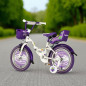 Bicicleta pentru copii, 16 inch, roti ajutatoare, scaun papusi, cos frontal, manere cauciucate, mov BLACKBERRY RESIGILAT Bicicleta pentru copii, 16 inch, roti ajutatoare, scaun papusi, cos frontal, manere cauciucate, mov BLACKBERRY RESIGILAT