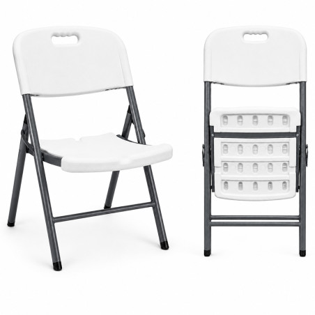Scaun pliabil pentru gradina, camping, catering, cadru metalic, 120 kg