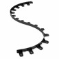 Separator gazon super flexibil 100 cm x 4.5 cm, bordura delimitare, negru Separator gazon super flexibil 100 cm x 4.5 cm, bordura delimitare, negru
