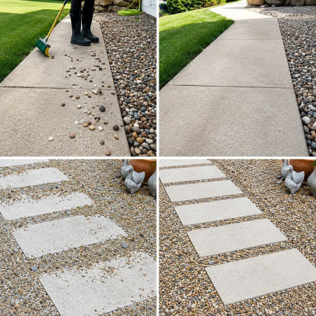Adeziv Profesional impermeabil pentru piatra decorativa si mulci, Profy Ground, fixare puternica, acrilic