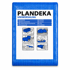 Prelata multifunctionala 4x5 m, 55 g/mp, pentru uz casnic si profesional, albastra