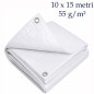 Prelata protectie 10x15 m, impermeabila si usor de fixat, 55 g/mp, margini ranforsate Prelata protectie 10x15 m, impermeabila si usor de fixat, 55 g/mp, margini ranforsate